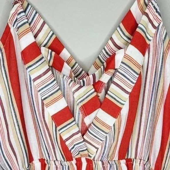 Flying Tomato Spaghetti Strap Striped Jumpsuit with Pockets Size Medium - Picture 6 of 6